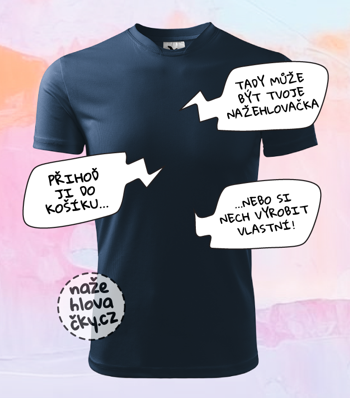 Tričko FANTASY pánské námořní modrá