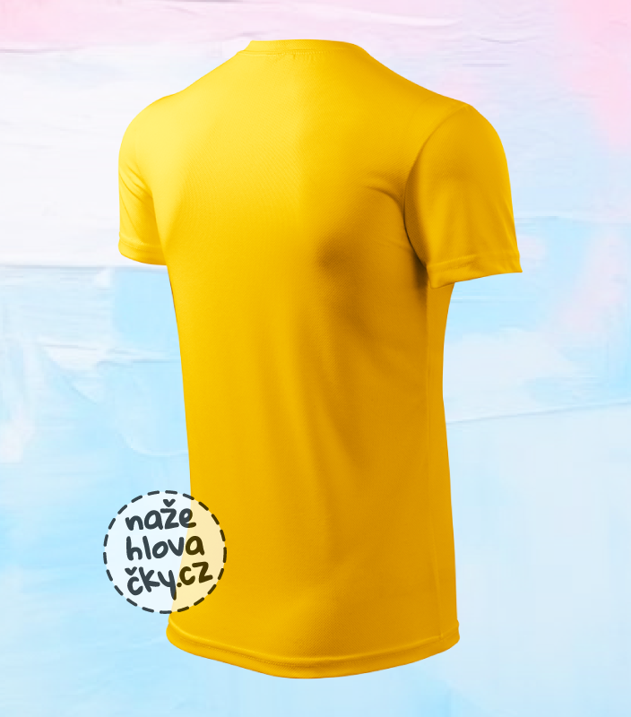 Tričko FANTASY pánské žlutá