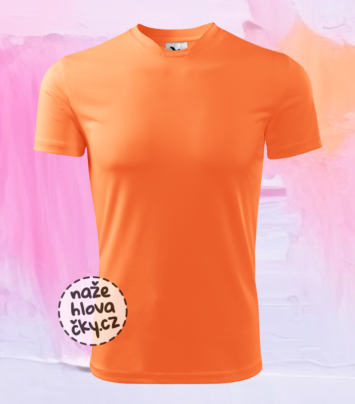 Tričko FANTASY pánské neon mandarine
