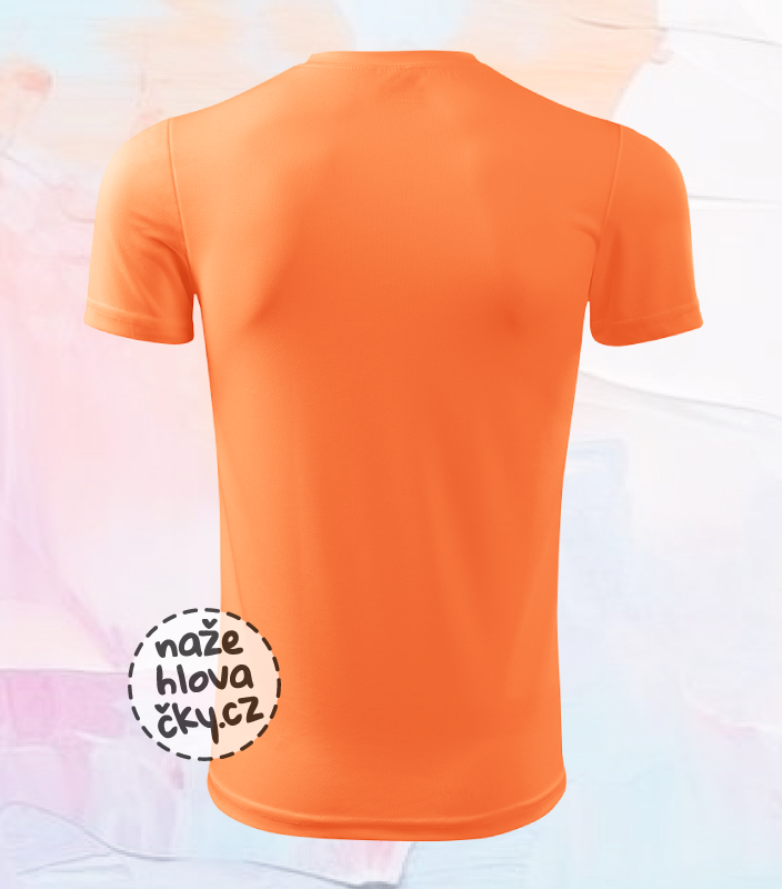 Tričko FANTASY pánské neon mandarine