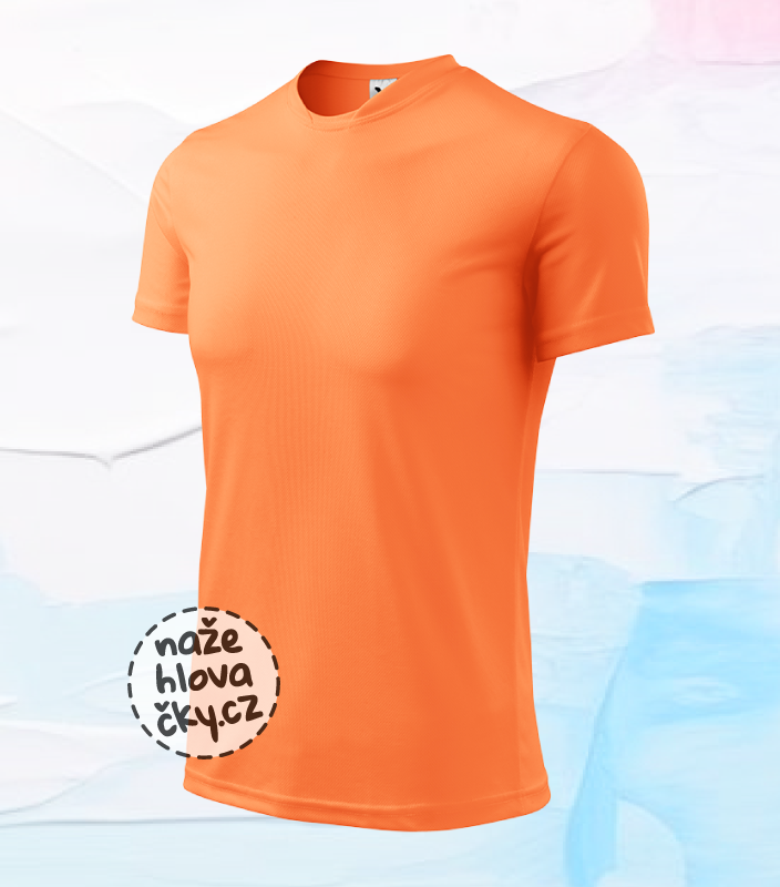 Tričko FANTASY pánské neon mandarine