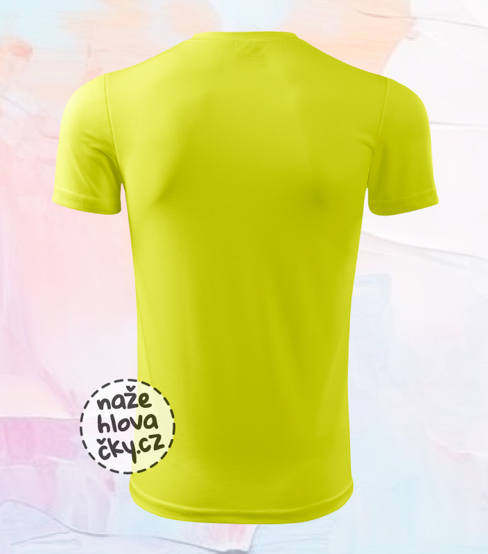 Tričko FANTASY pánské neon yellow