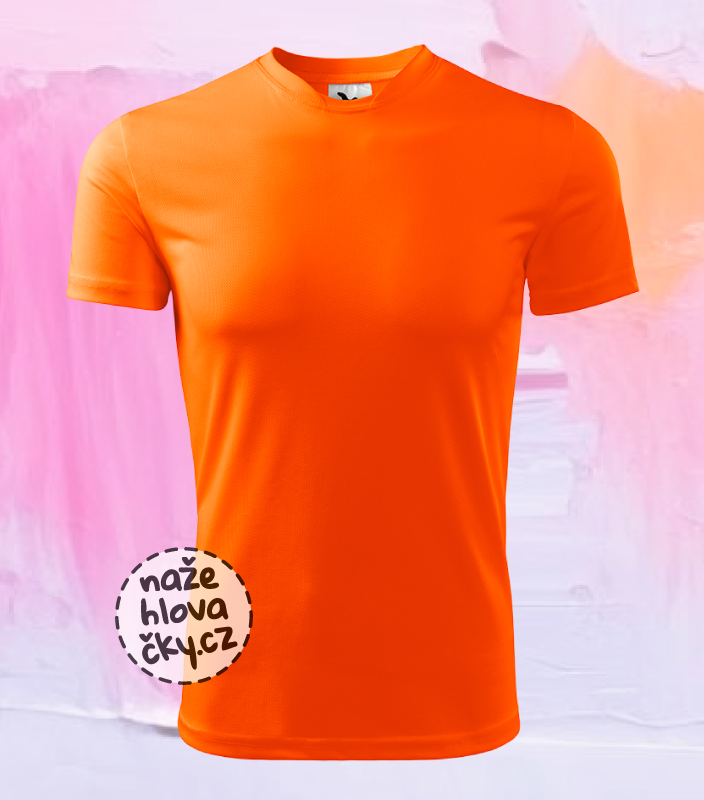 Tričko FANTASY pánské neon orange S