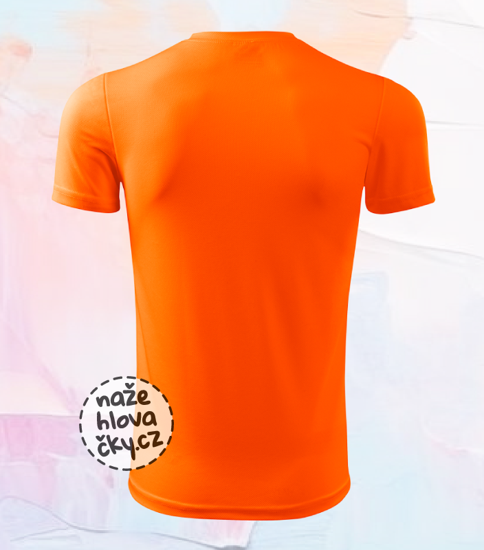 Tričko FANTASY pánské neon orange S
