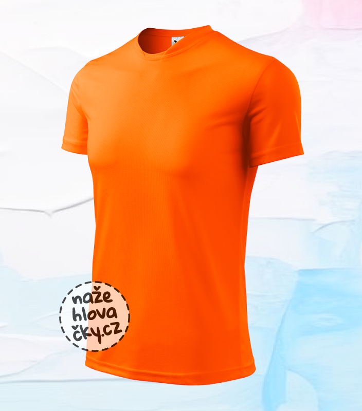 Tričko FANTASY pánské neon orange S