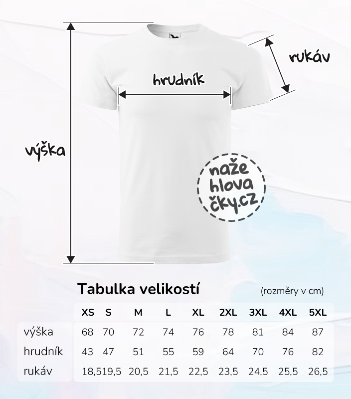 Tričko BASIC pánské bílá