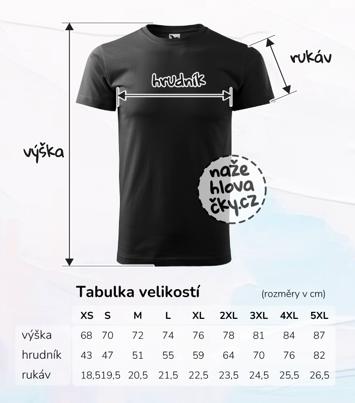 Tričko BASIC pánské černá