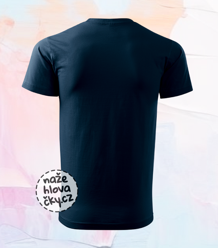 Tričko BASIC pánské námořní modrá