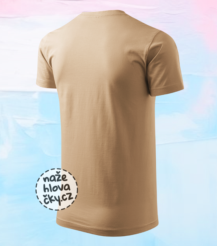 Tričko BASIC pánské písková