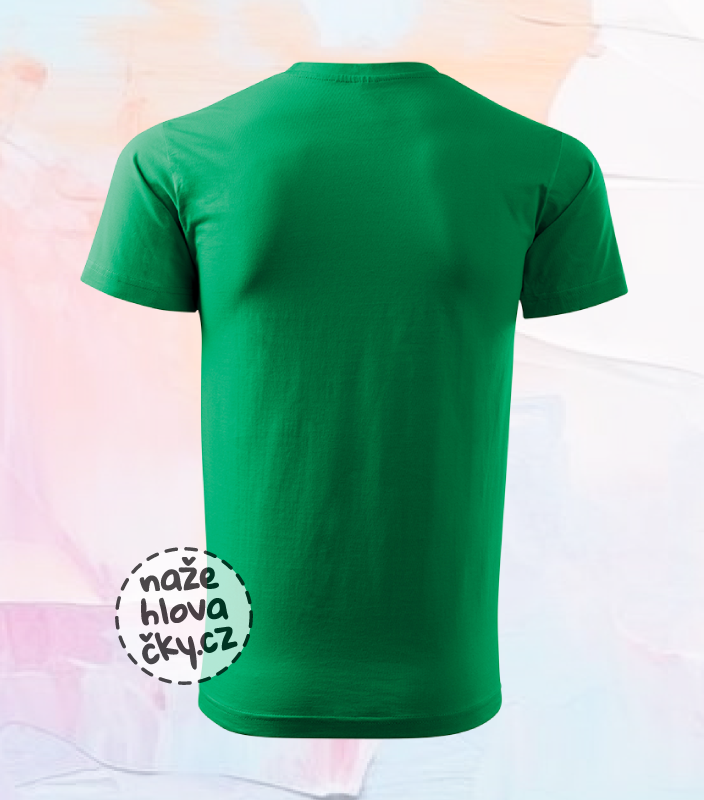 Tričko BASIC pánské středně zelená