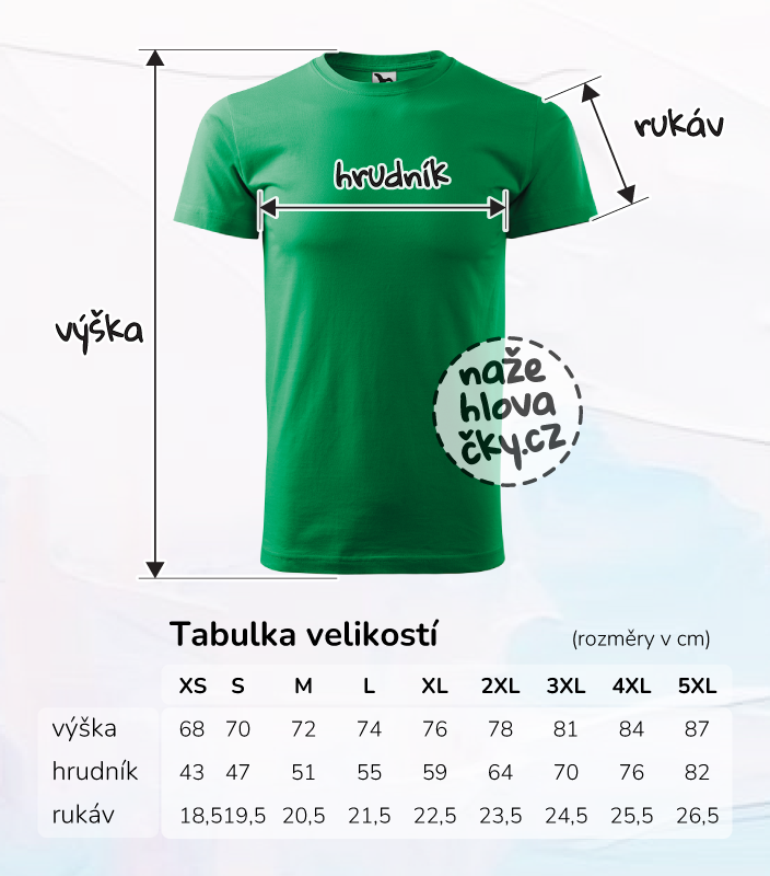 Tričko BASIC pánské středně zelená