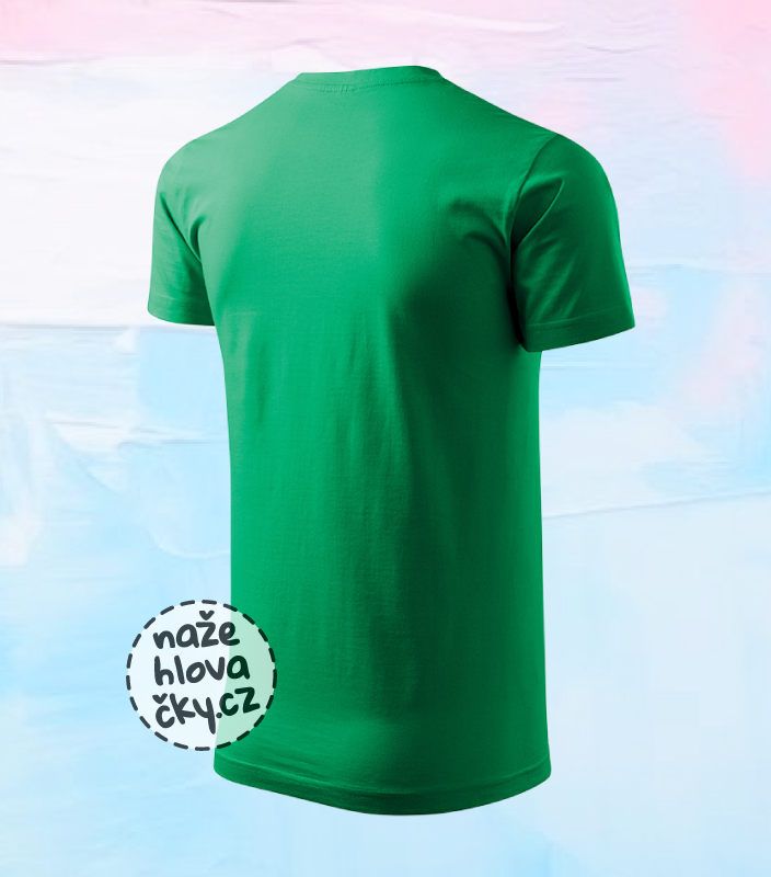 Tričko BASIC pánské středně zelená