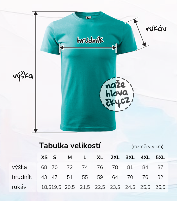 Tričko BASIC pánské emerald