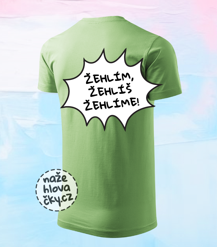 Tričko BASIC pánské trávově zelená