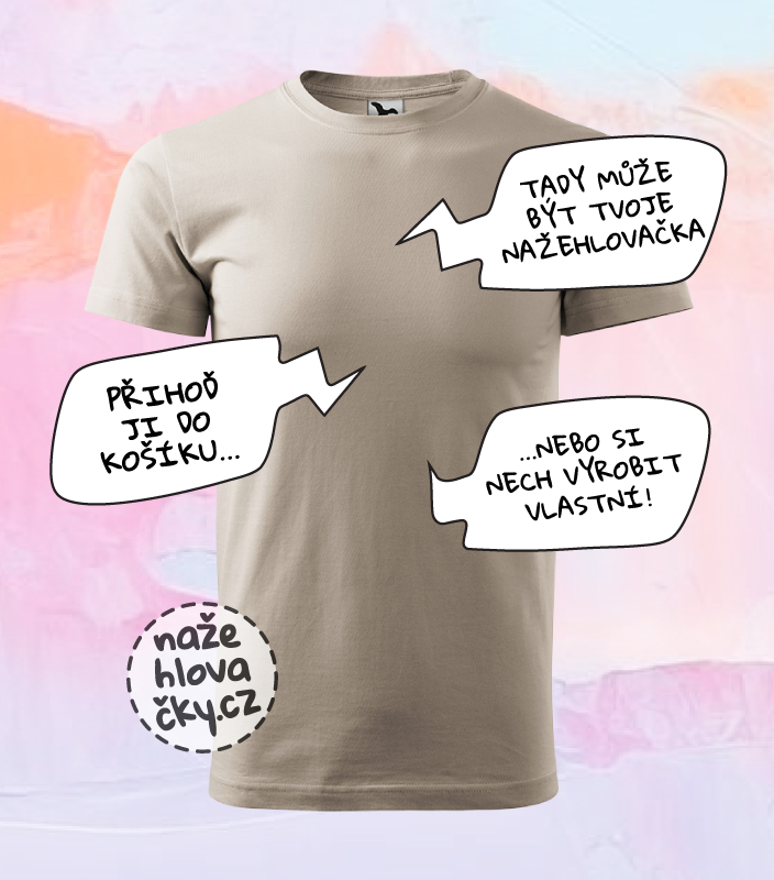 Tričko BASIC pánské ledově šedá XS