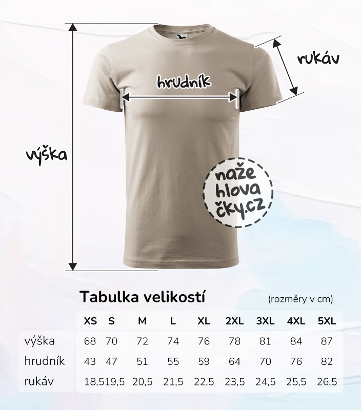 Tričko BASIC pánské ledově šedá XS