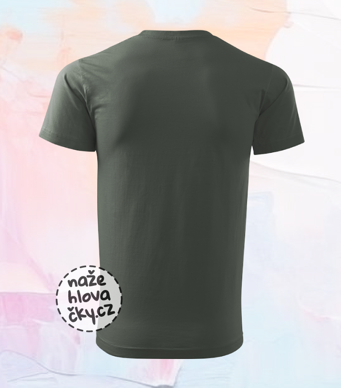 Tričko BASIC pánské tmavá břidlice M