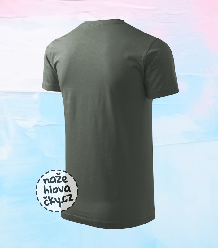 Tričko BASIC pánské tmavá břidlice M