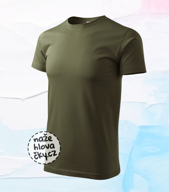 Tričko BASIC pánské military