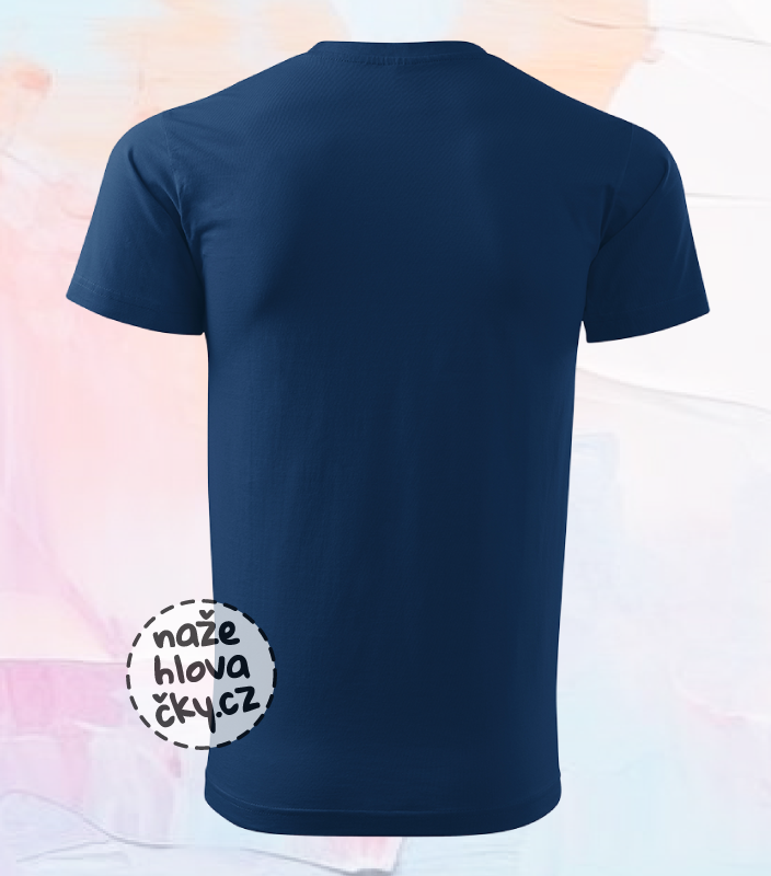 Tričko BASIC pánské půlnoční modrá 2XL