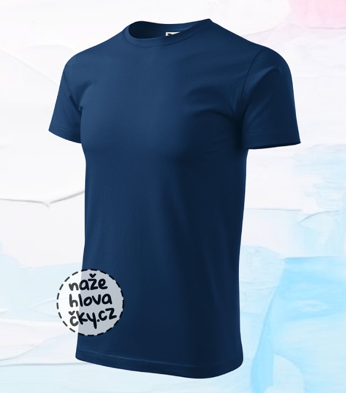 Tričko BASIC pánské půlnoční modrá 2XL