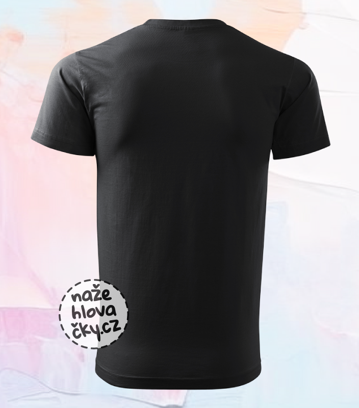 Tričko BASIC pánské ebony gray L