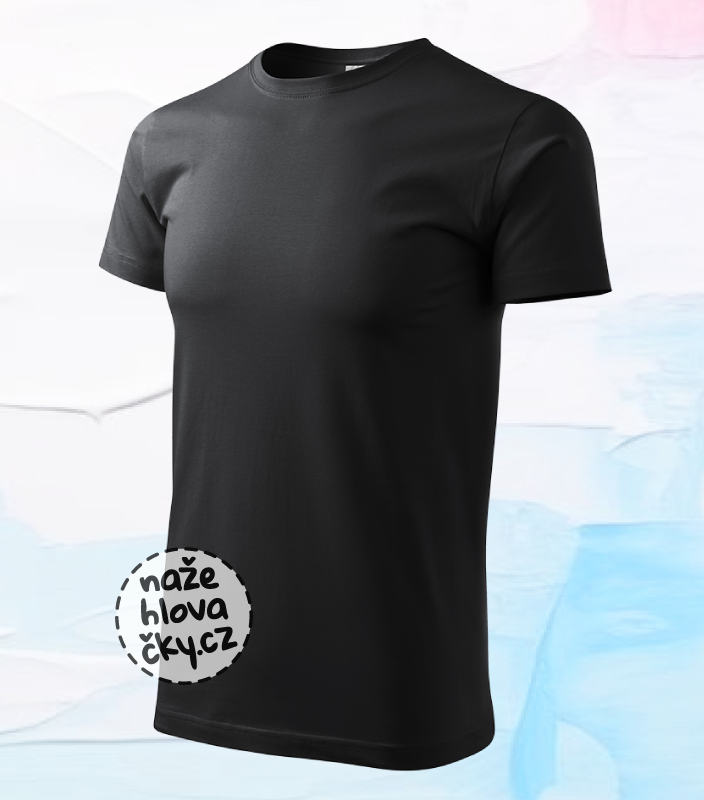 Tričko BASIC pánské ebony gray L