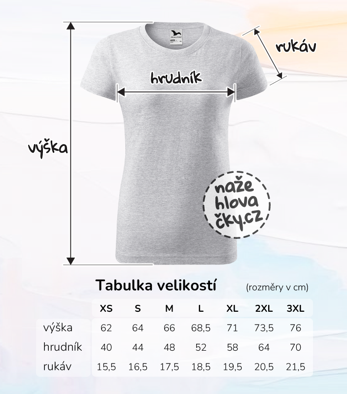 Tričko BASIC dámské světle šedý melír