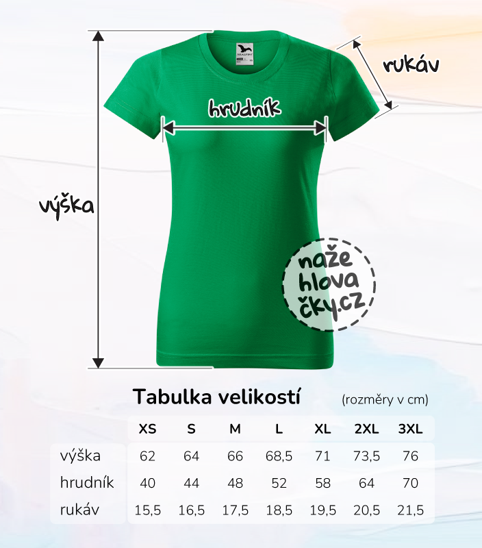 Tričko BASIC dámské středně zelená 2XL