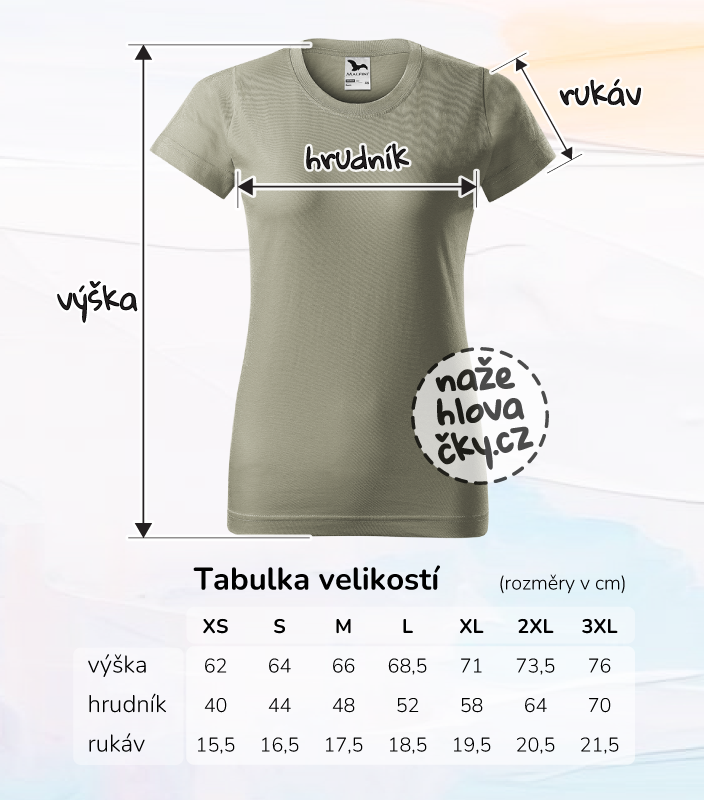 Tričko BASIC dámské světlá khaki