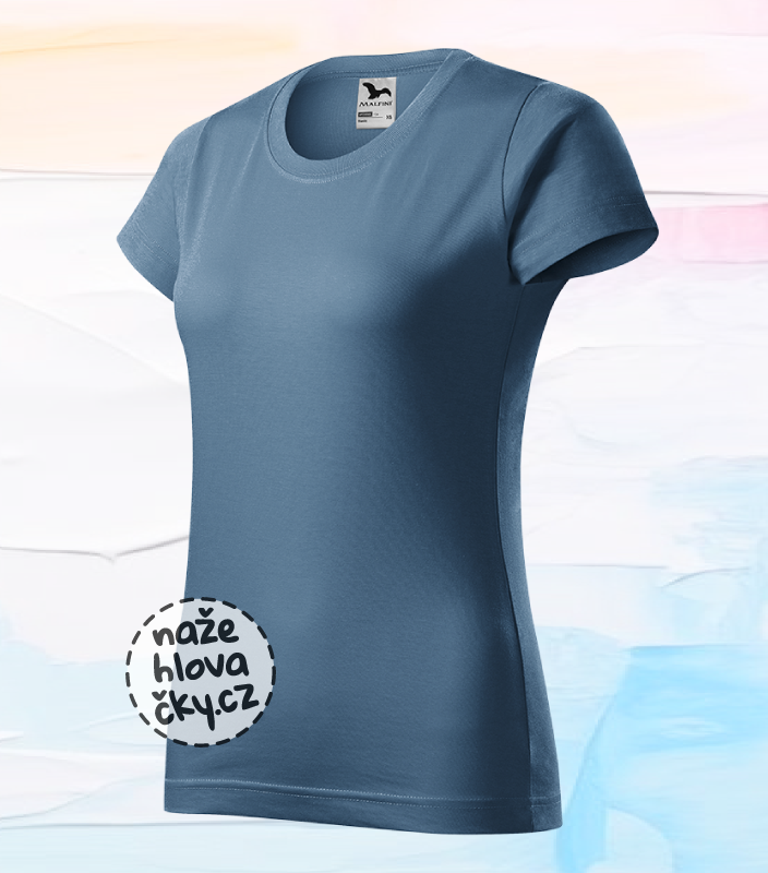Tričko BASIC dámské denim