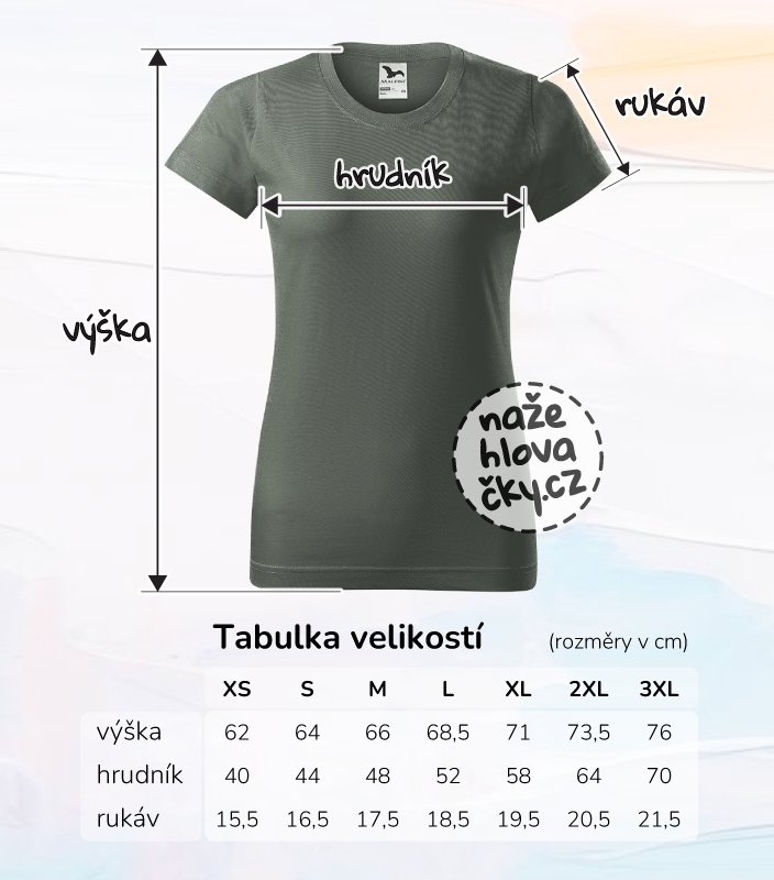 Tričko BASIC dámské tmavá břidlice M