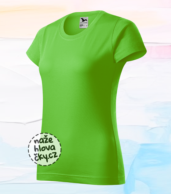 Tričko BASIC dámské apple green