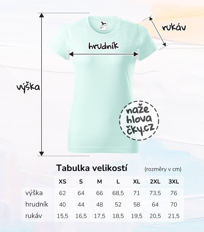 Tričko BASIC dámské frost