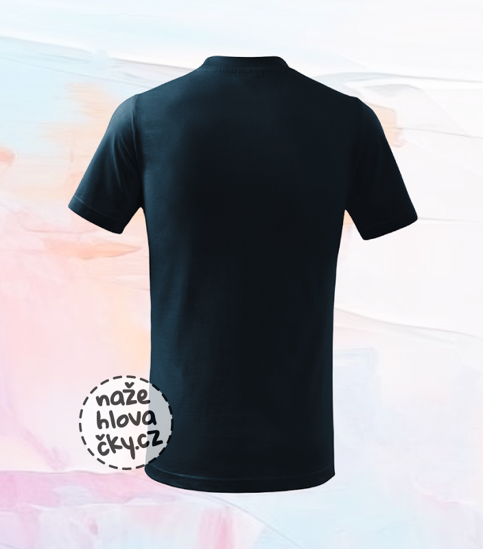 Tričko BASIC dětské námořní modrá