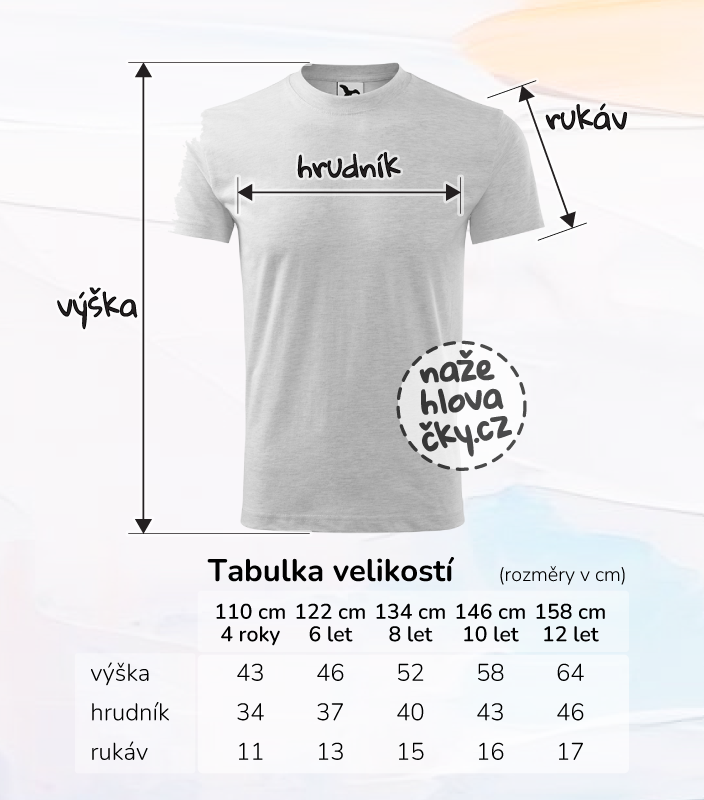 Tričko BASIC dětské světle šedý melír
