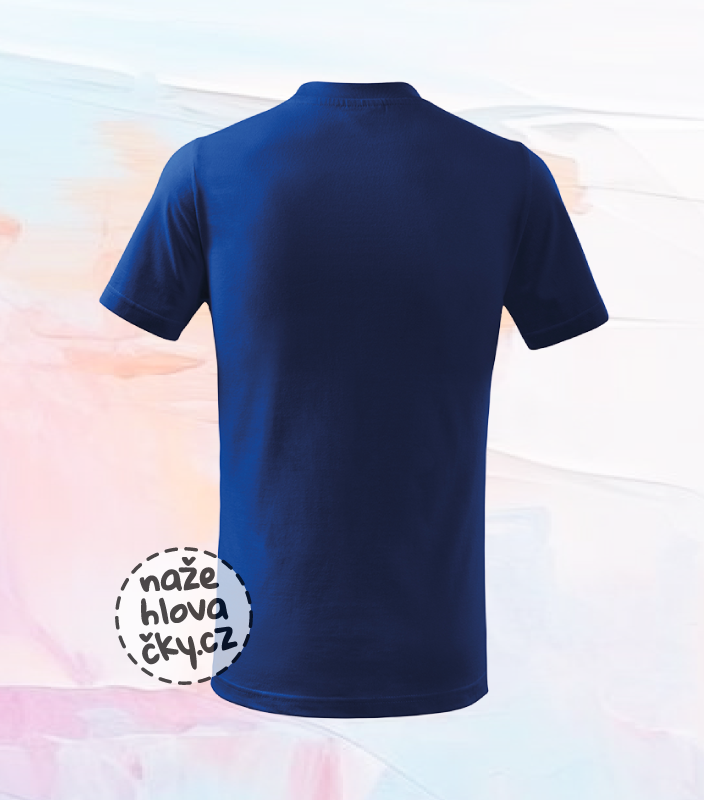 Tričko BASIC dětské královská modrá