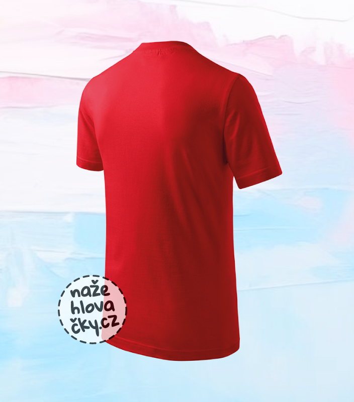 Tričko BASIC dětské červená