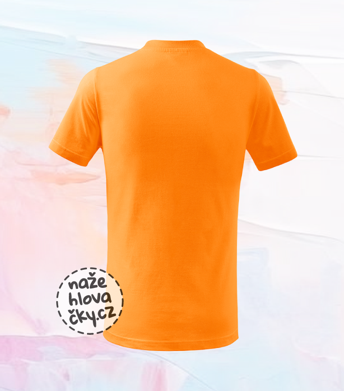 Tričko BASIC dětské tangerine orange