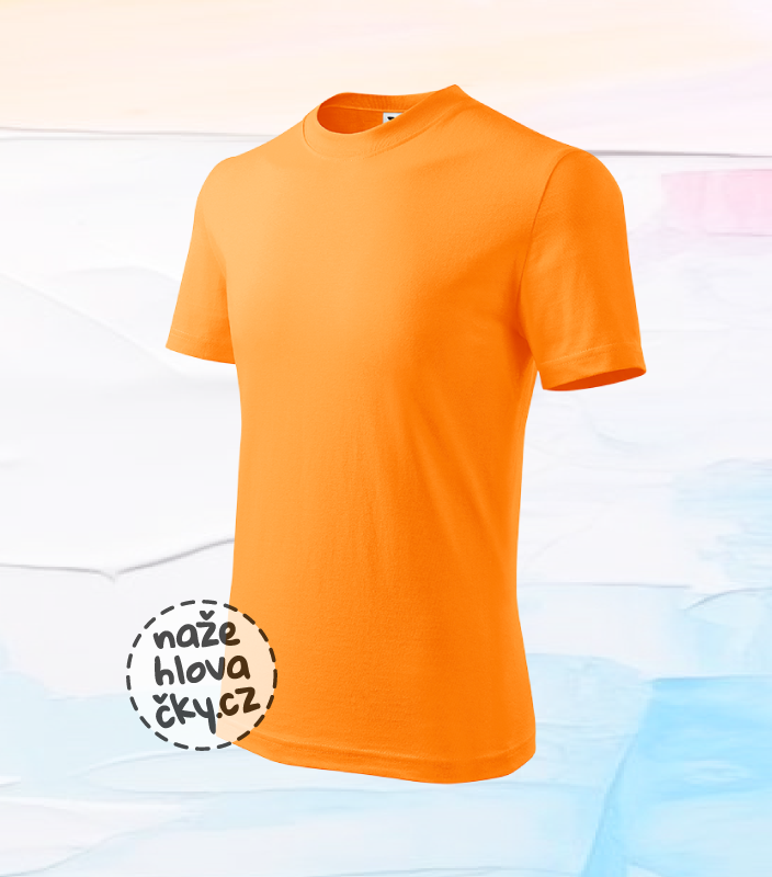 Tričko BASIC dětské tangerine orange