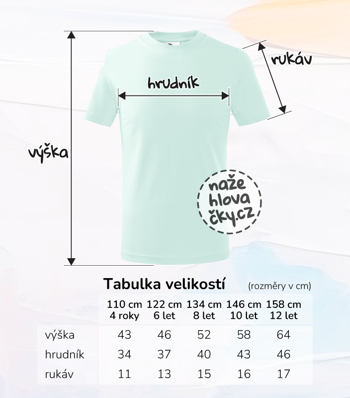 Tričko BASIC dětské frost