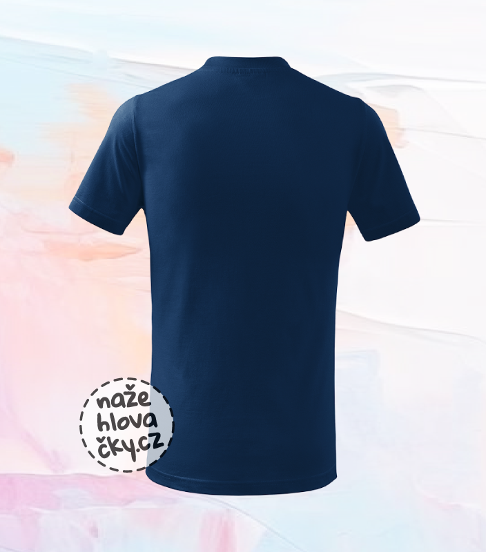Tričko BASIC dětské půlnoční modrá