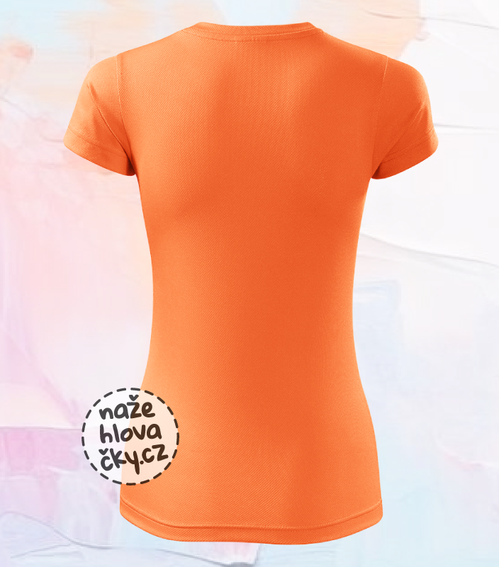 Tričko FANTASY dámské neon mandarine