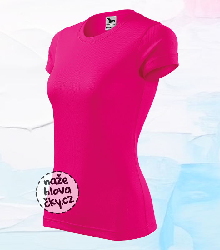 Tričko FANTASY dámské neon pink
