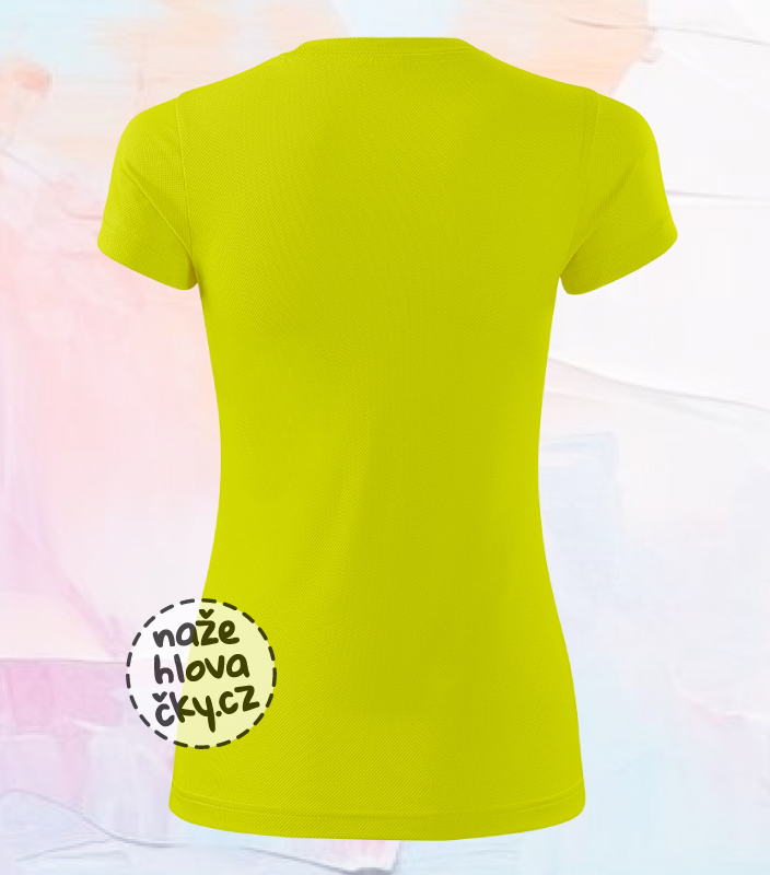 Tričko FANTASY dámské neon yellow