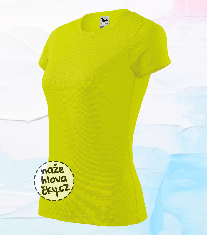 Tričko FANTASY dámské neon yellow