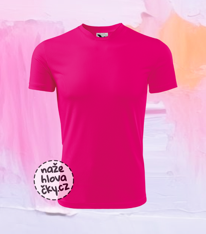 Tričko FANTASY dětské neon pink