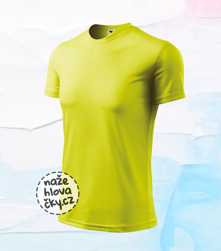 Tričko FANTASY dětské neon yellow