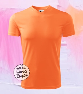 Tričko FANTASY pánské neon mandarine