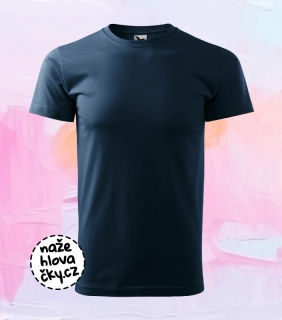 Tričko BASIC pánské námořní modrá